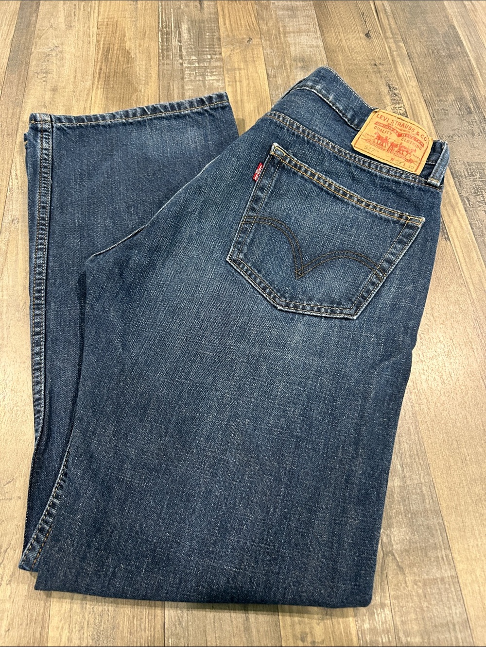 Levi's Men's Dark Blue Boot Cut Jeans